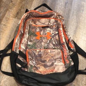 Camouflage Under Armour Book Bag